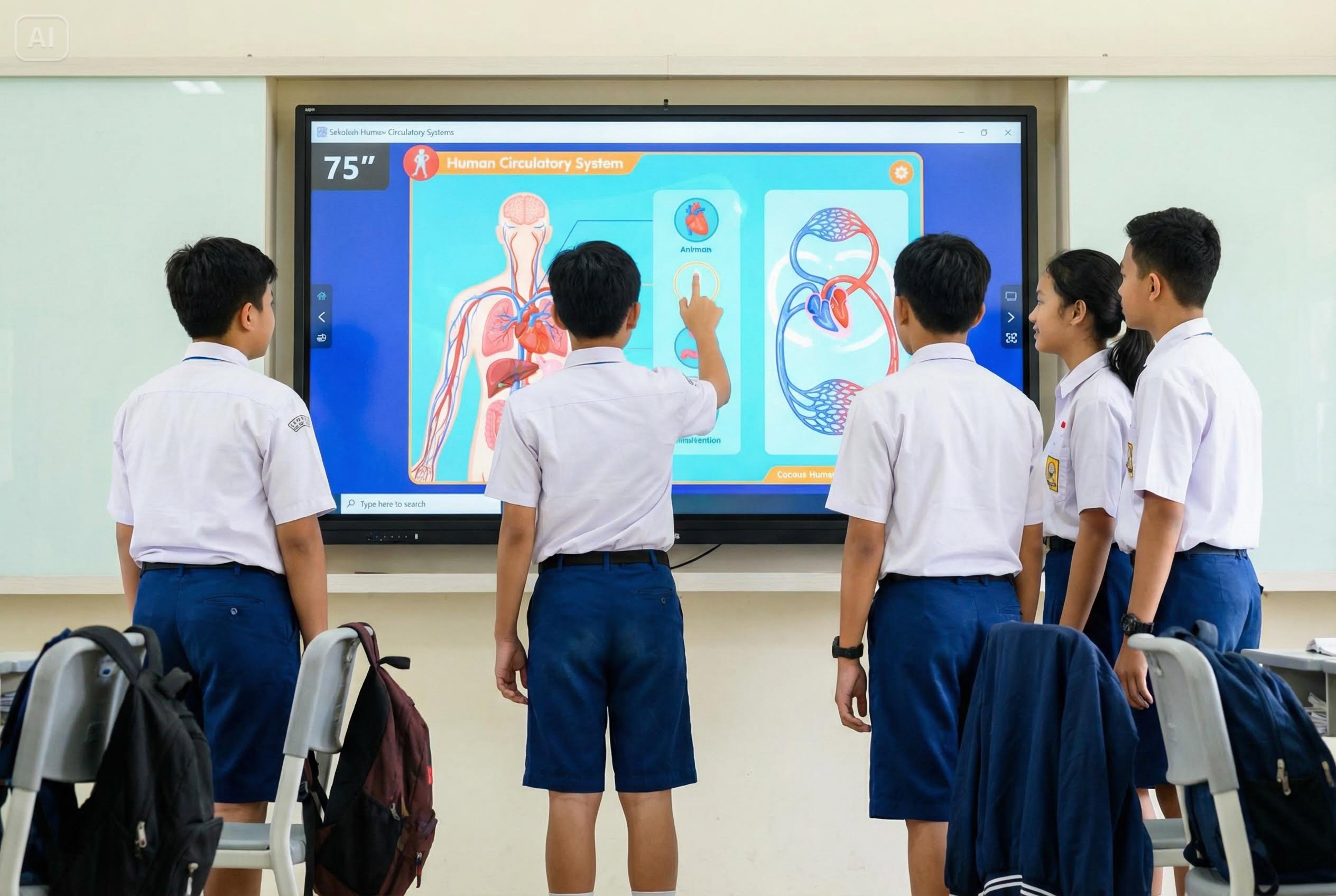 Aplikasi Pembelajaran Dengan Smartscreen